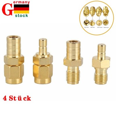 4Stk Fahrzeugantennen DAB Autoradio Antenne SMB Adapter SMA Stecker RF Konverter