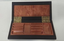 Edle und limitierte Schreibtischgarnitur Stifteablage aus Holz 9/100