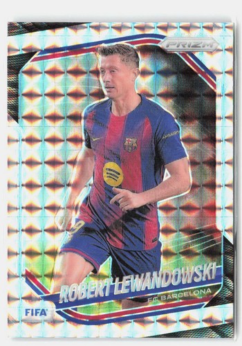 2025-26 Panini Prizm FIFA #249 Robert Lewandowski Mosaic Prizms