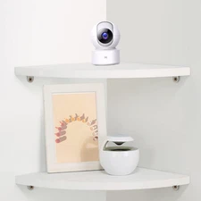 10 Inch Corner Wall Shelf Set of 2, Solid Wood Corner Floating Shelves for Wall,