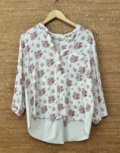 Haut à manches 3/4 multicolore Porridge Anthropologie taille L - Photo 1/7