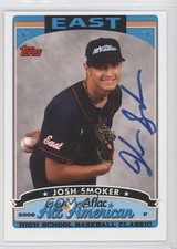 2008 Bowman Draft Aflac All-American Auto Josh Smoker #AFLAC-JS Auto 0s2