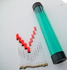 20 x Assorted Loaded Crystal Wagglers in Quality Float Tube. Straight & Inserts