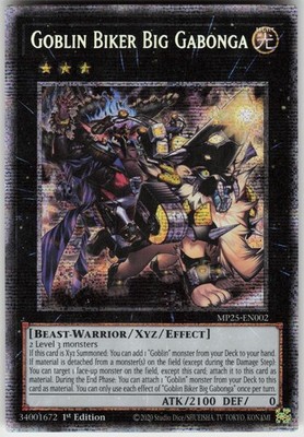 Goblin Biker Big Gabonga MP25-EN002 Starlight Rare 2025 Mega-Pack Yu-Gi-Oh NM