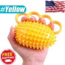 Hand Exercise Stress Ball Grip Strength Trainer Finger Therapy Rehab Flexibility