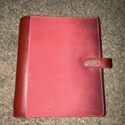 Filofax Sketch A5 Organizer | Beautiful Red Leather Trim