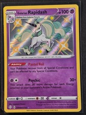 Galarian Rapidash SV048/SV122 Shining Fates Shiny Holo NM Pokemon TCG