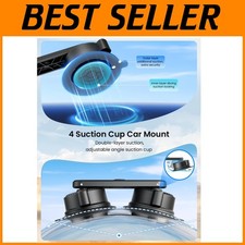 Double-Layer Suction Cup Car Mount Kit for GoPro  Insta360