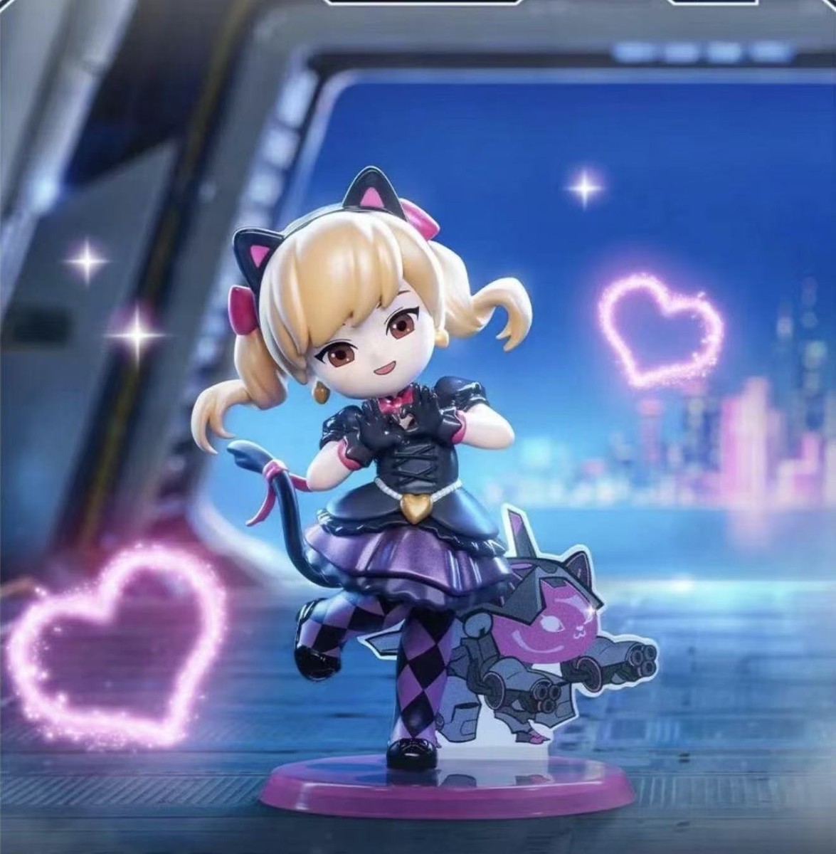オーバーウォッチ　D.VA フィギュア　シークレット　黒猫 Black Cat D.va Secret - Play Of The Game Series Blind Box Figures