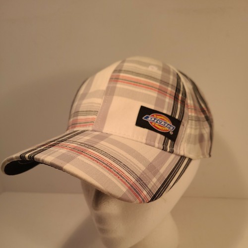 Dickies Plaid Baseball Cap Hat Fitted 