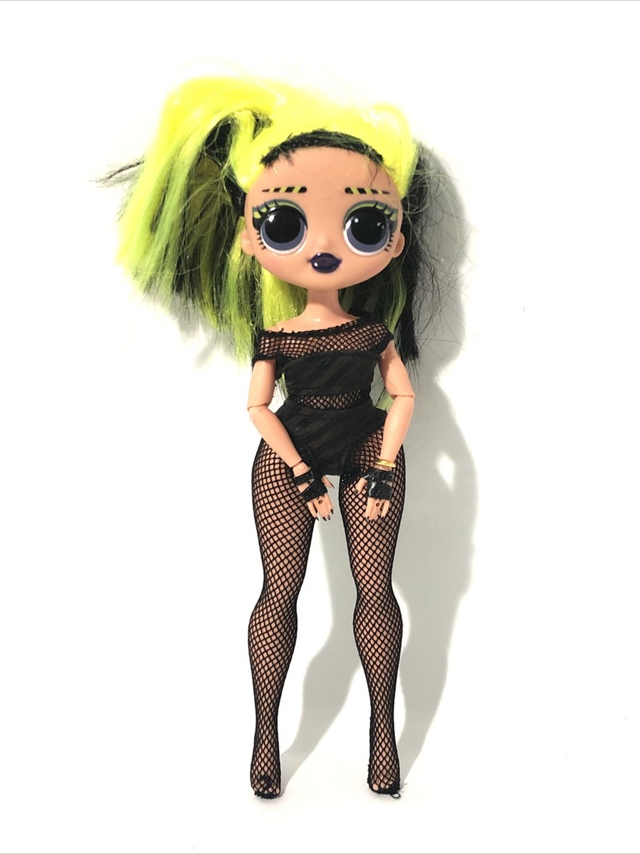 LOL Surprise OMG Remix Rock Bhad Gurl 9” Fashion Doll- Neon Green