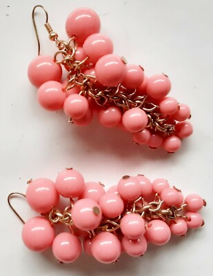 Breccaly Boucles d'oreilles vintage en métal faites à la main pour femme - Longues pampilles - Crochet d'oreille bohème - Tissu brodé - Perles rouges - Pompon - Style ethnique unique