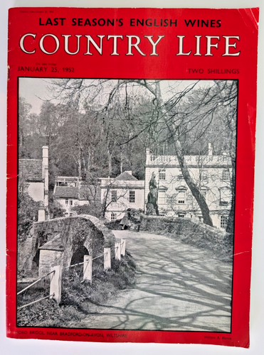 COUNTRY LIFE MAGAZINE Jan 25 1952. Vol CXI No 2871 Viscount Crowhurst