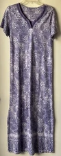 Patio Casuals By Cabernet Med Maxi Dress Beach Pool Leisure Lavender/purple 