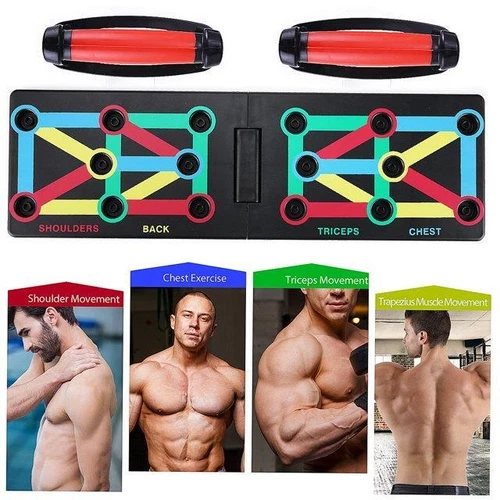 12in1 Push Up Rack Board Fitness Workout Train Gym Muscle Exercise Pushup Stand - Picture 6 of 8
