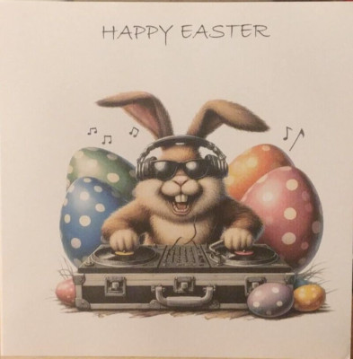 Handarbeit Osterkarte