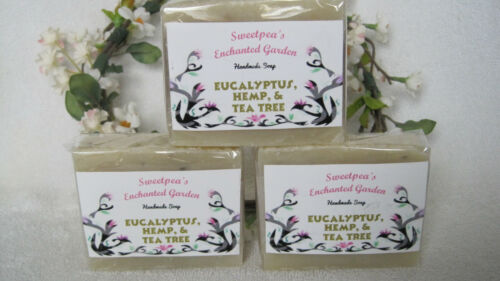 HANDMADE NATURAL & ORGANIC VEGAN SOAP BARS, MANY SCENTS, full size - Picture 41 of 113