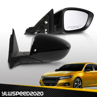 #ad New Mirrors Power Fit For 2018 2019 2020 2021 2022 Honda Accord 1.5l Pair $76.30