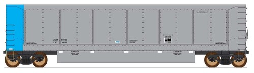 InterMountain HO 4403007 solo datos - góndola de carbón AeroFlo de extremo azul | Zustand: New