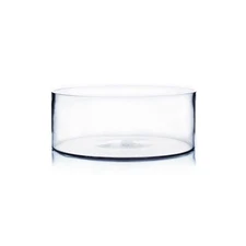 Clear Cylinder Glass Vase 10x4"H | Floral Arrangement | Centerpiece, 1 Pc