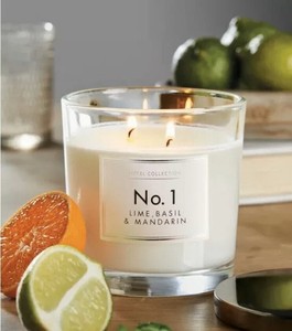 aldi hotel collection basil 300g no1 lime mandarin candle luxury