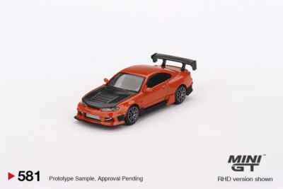 MINI GT 1:64  Silvia S15 D-MAX Metallic Orange Diecast Model Car