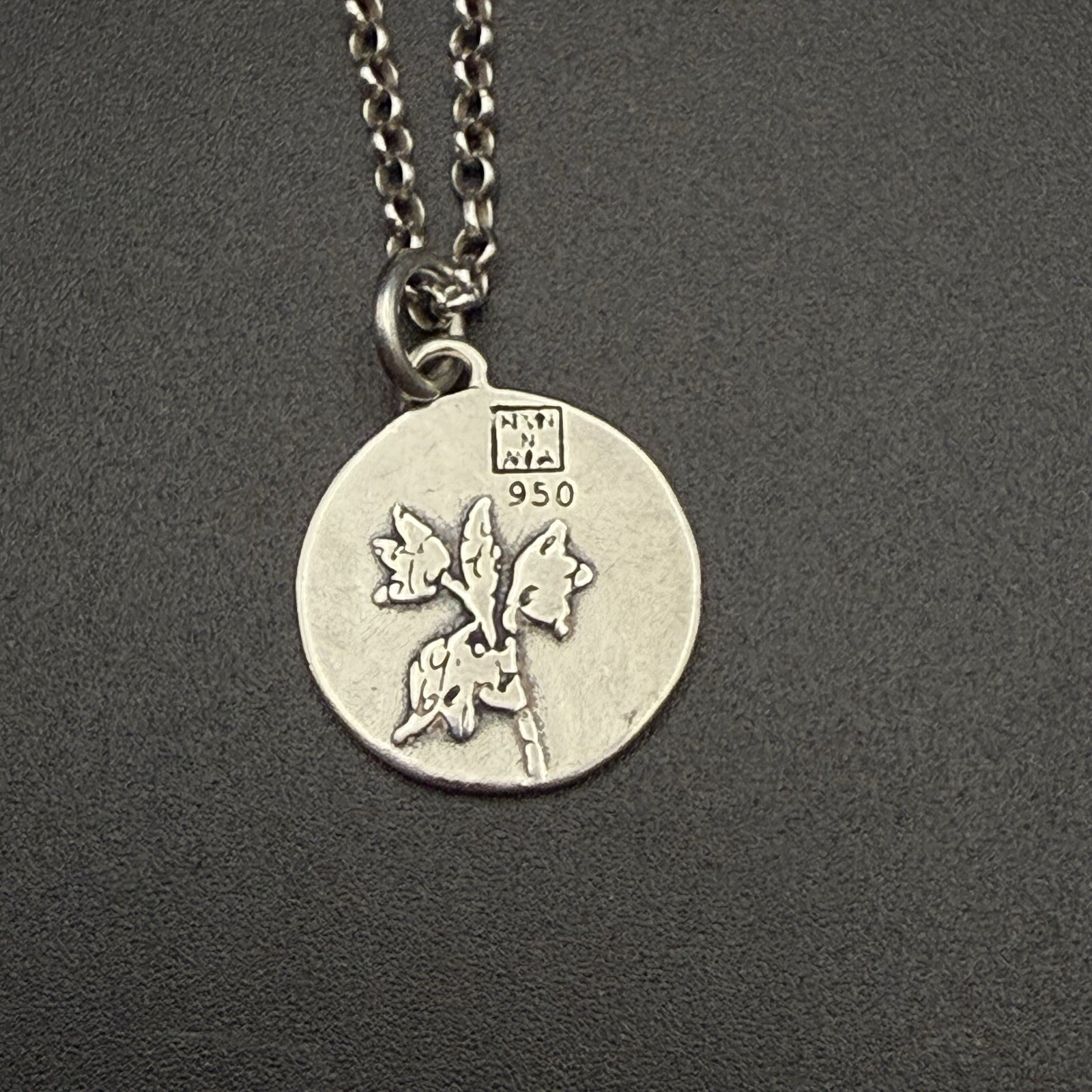 Sterling Silver Kevin N Anna Horse (Success) & Flower (Happiness) Pendants 17In