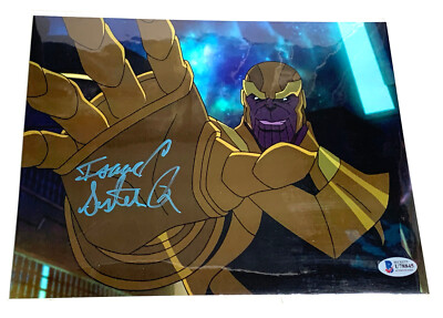 BAM BOX EXCLUSIVE AVENGERS THANOS  HAND SIGNED ISAAC C. SINGLETON JR. 8X10 C.O.A