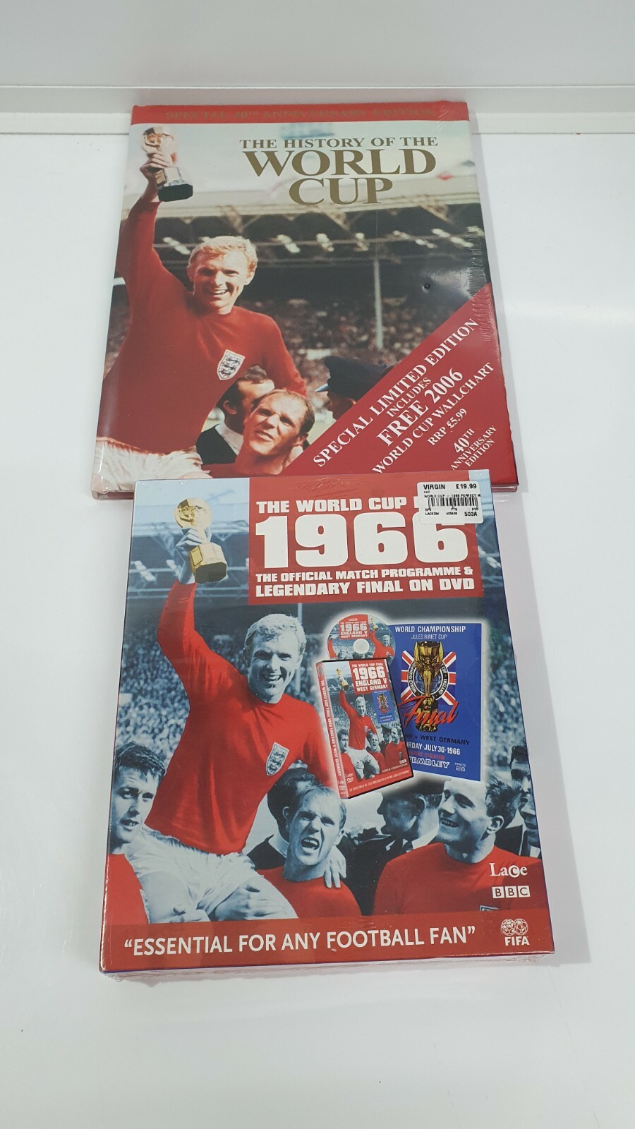 The 1966 World Cup Final With Match Day Programme + The History Of The World Cup