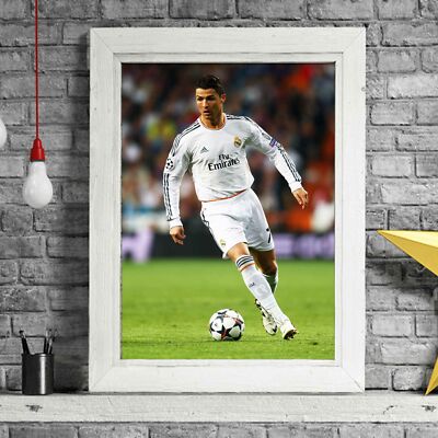 CRISTIANO RONALDO - Soccer Poster Picture Print Sizes A5 to A0 *FREE DELIVERY**