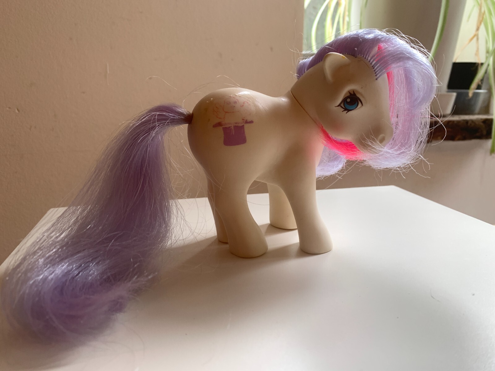 Cappello magico MLP My Little Pony G1 Magic Message originale anni '80 giocattoli nostalgia