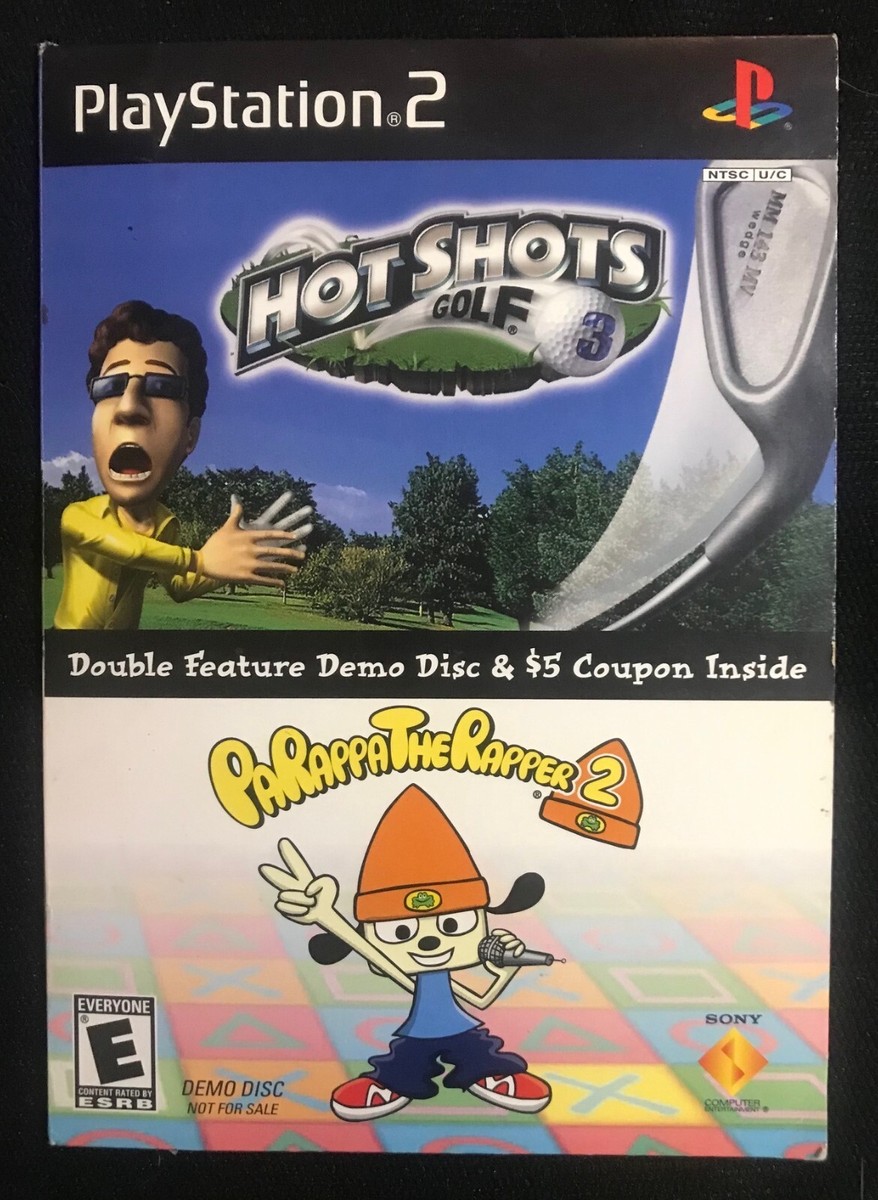 PS2 Parappa the Rapper 2 & Hot Shots Golf 3 Demo Disc Complete | eBay