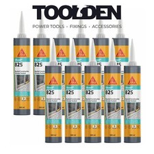 Everbuild SIKASIL 825 Silicone White 380ml (Pack of 12)