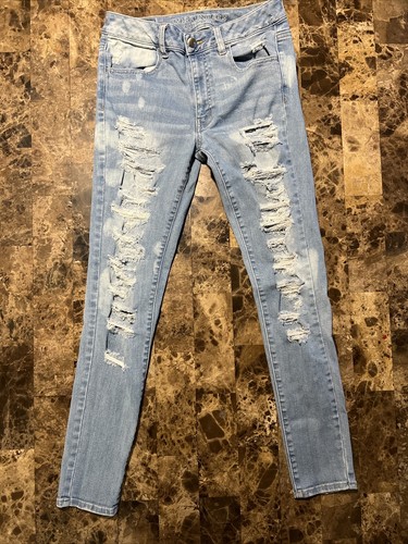 american eagle super stretch high rise jegging