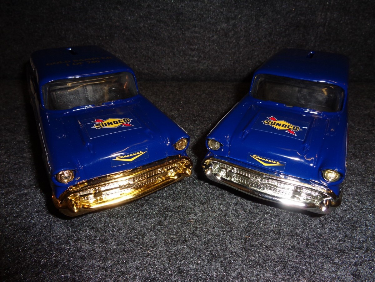 18/1ミニカー【激レアSUNOCO Trailer & Shop Set SUNOCO 1957 CHEVROLET NOMAD SEDAN DELIVERY DIECAST CAR REGULAR