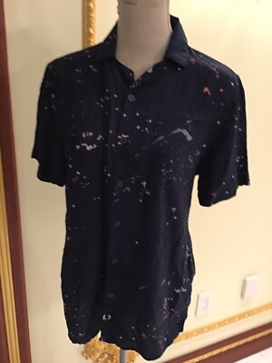 Hollister  California Men's Button-Down Shirt  Short-Sleeve Small