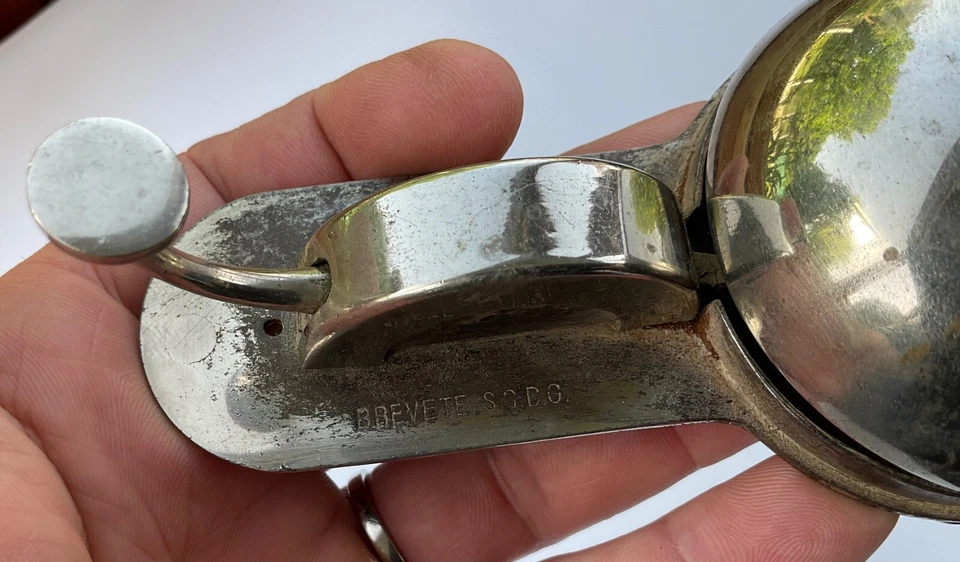 ANCIENNE SONNETTE D’HÔTEL OU TABLE BREVETÉ SGDG SANS PILE MARQUE DÉPOSEE RING - Photo 3/4