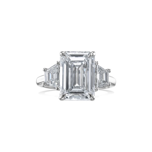18k Ring E VVS2 4.75 Carat Cut Lab Created Diamond IGI CERTIFIED Gift For Her - Picture 2 of 7