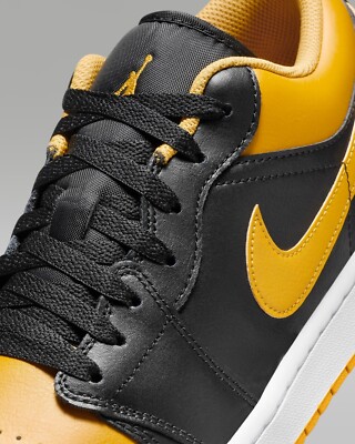 Nike Air Jordan 1 Low Yellow Ochre New Men's Shoes 553558-072 | eBay