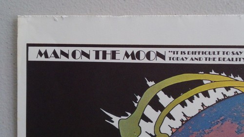 PETER MAX Moon Landing #3 (1971) ORIGINAL Pop Art Poster Print 11x16 EX **RARE** - Picture 5 of 8