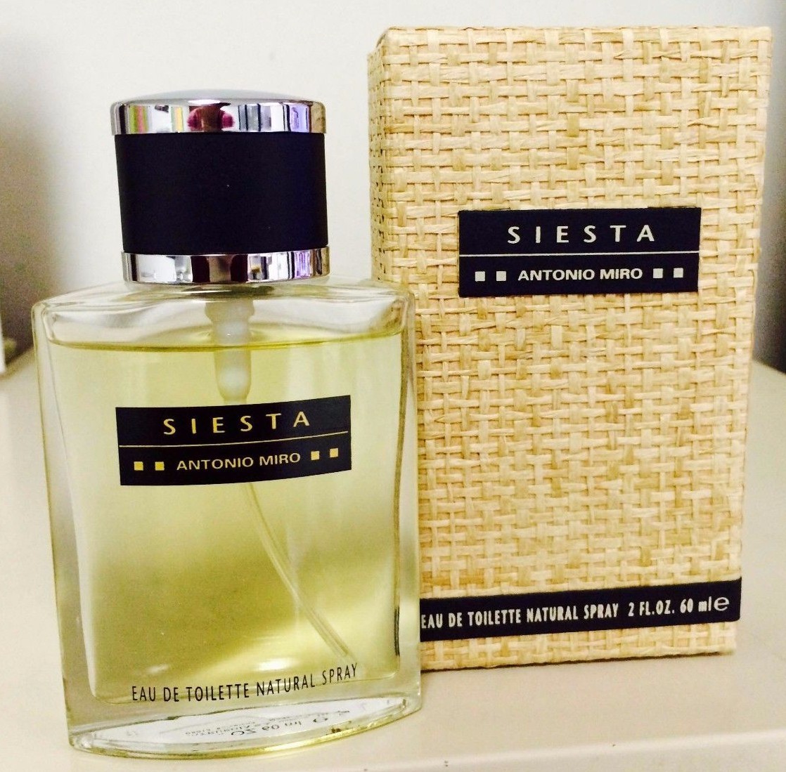 ANTONIO MIRO SIESTA MEN EAU DE TOILETTE OZ 60 ML NIB