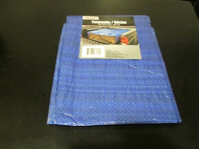 WHOLESALE LOT OF 10   4' x 6'  BLUE PLASTIC MESH TARPS FREE SHIPPING  NIB