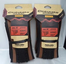 Pirelli Cinturato Gravel RCX TLR Tire - 700 x 40 Tubeless Folding, Tanwall, PAIR