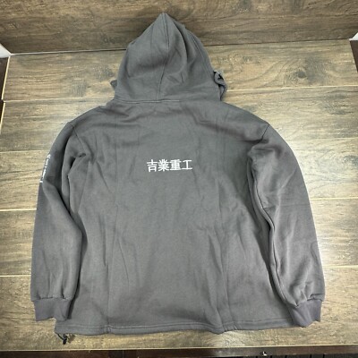 Niepce Tech Assassin Hoodie Mens Gray XL Fleece Japan Korea