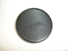 Genuine Minolta Plastic 51mm Push-On Front Lens Cap for 49mm Filter Front