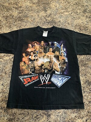 WWE WrestleMania 22 Shirt Smackdown Vs Raw Tshirt-YOUTH LARGE
