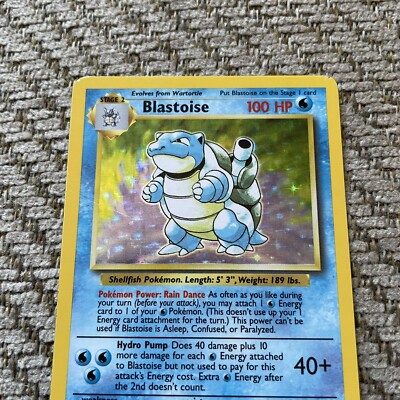 Blastoise 2/102 Base Set Holo Rare Vintage 1999 Pokemon Card LP | eBay
