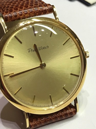 Philip Watch CAPSULETTE r8051551171 Watch ONLY TIME Gold 18k quarz | eBay