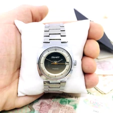 Rare Classic Wristwatch Poljot 2614 Soviet USSR Wrist Watch Vintage Service 🛠