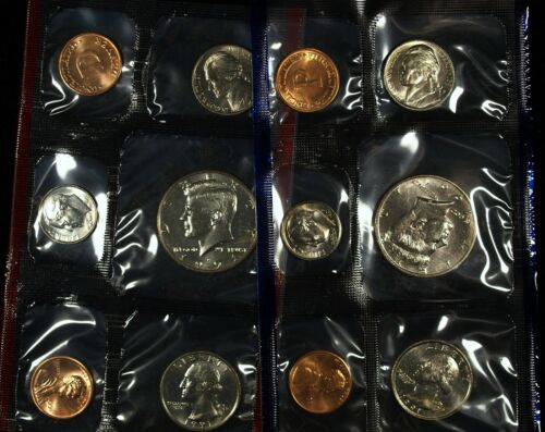 1991 P & D US Mint Set ☆☆ 10 Coins ☆☆ Envelope/COA ☆☆ Blister Packs - Picture 2 of 2